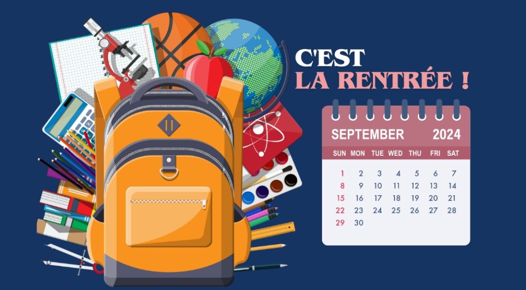 Septembre 2024. C'est la rentrée !